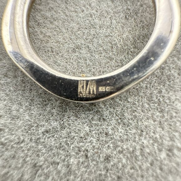 RLM Studio Robert Lee Morris Bracelet Sterling Silver Pearl Modernist Chain 8" - Picture 8 of 16